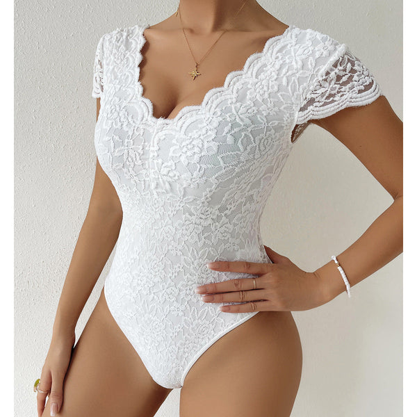 Renzel - sexy figurbetonter body mit spitze