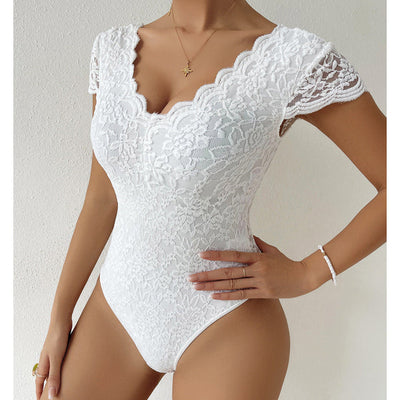 Renzel - sexy figurbetonter body mit spitze