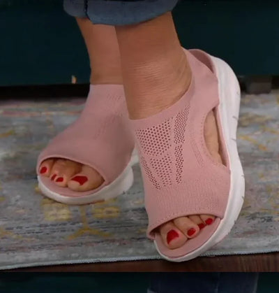 Rhyna – Stylische orthopädische Strickschuhe