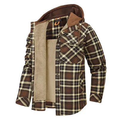 Efrem | Checked Warmth Layer Herrenjacke
