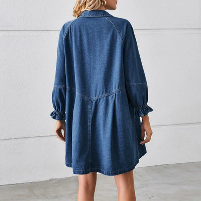 BELROSE DENIM MINIKLEID