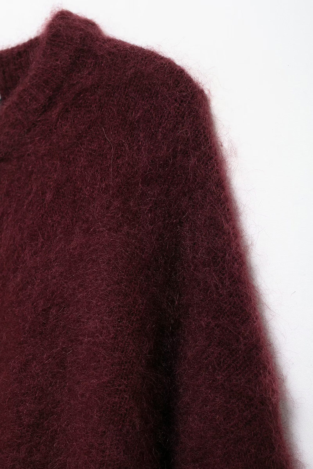Frieda | Luxuriöser weicher burgunderfarbener Damenpullover