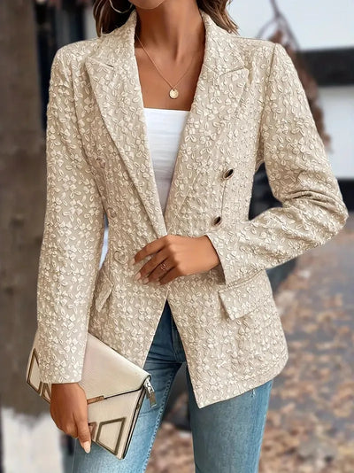 NOIRA - STILVOLLE ZWEIREIHERJACKE IM VINTAGE STIL MIT TASCHEN