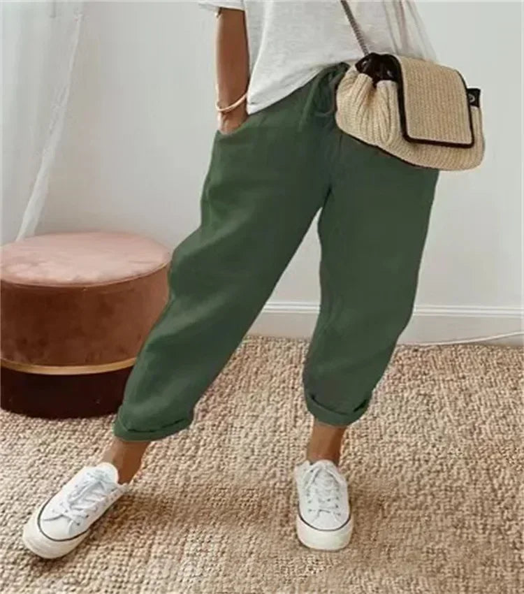 EMILY HOSE AUS BAUMWOLLEINEN