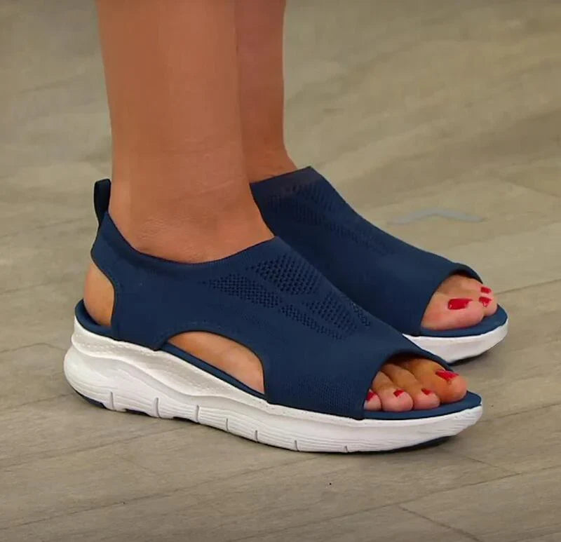 Rhyna – Stylische orthopädische Strickschuhe