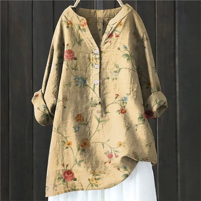 JULIA - BLUSE MIT BLUMENDRUCK