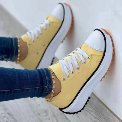 RAQUEL™ - PREMIUM  PLATEAU SNEAKERS
