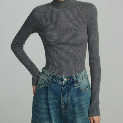 Biella | Nahtloses Stricktop mit Pfirsichherz