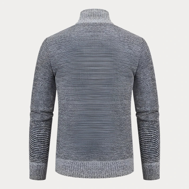 Modischer Pullover mit hohem Kragen für Herren