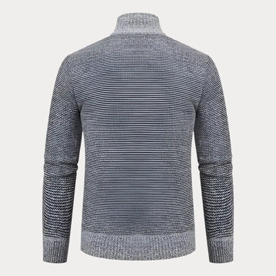 Modischer Pullover mit hohem Kragen für Herren