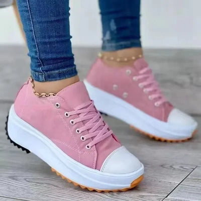 RAQUEL™ - PREMIUM  PLATEAU SNEAKERS