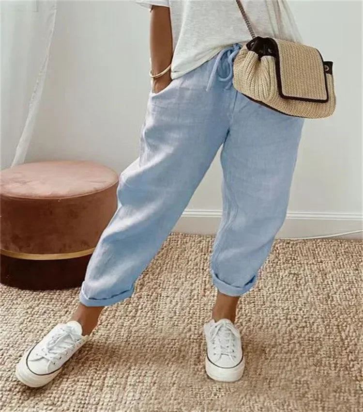 EMILY HOSE AUS BAUMWOLLEINEN