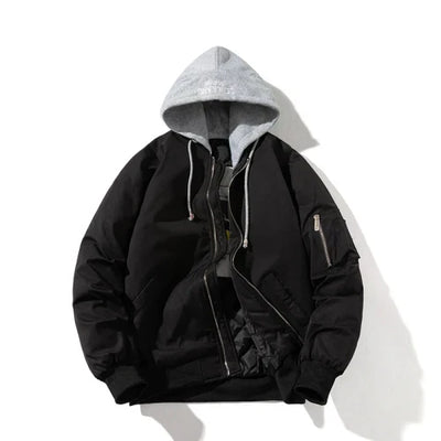 Urban | Modern Bequemer Pilot Bomber Herrenjacke