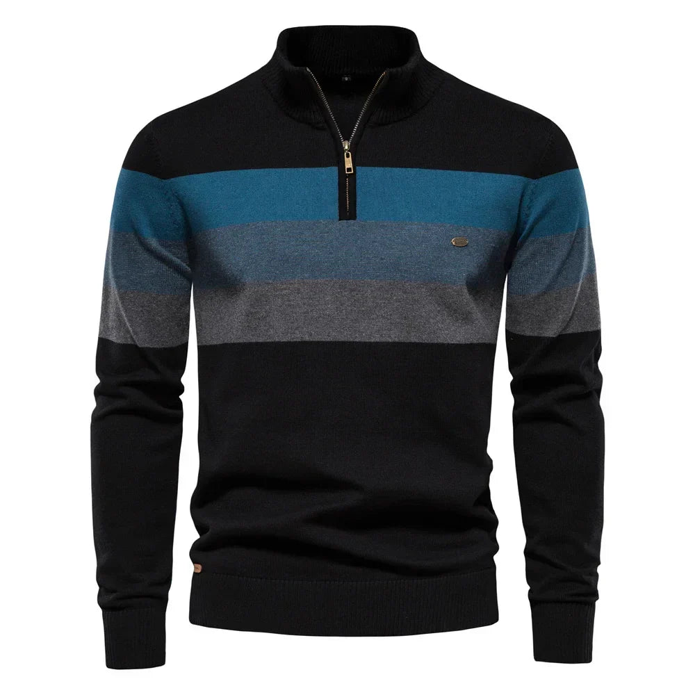 Ulrich | Retro-inspirierter Streifen-Pullover für Männer