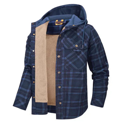 Efrem | Checked Warmth Layer Herrenjacke