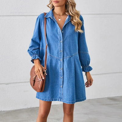 BELROSE DENIM MINIKLEID