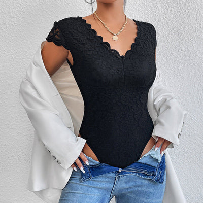 Renzel - sexy figurbetonter body mit spitze