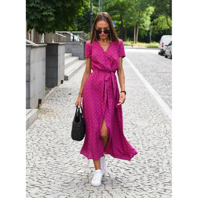 Lina | Feminines Blumenprint Damenkleid