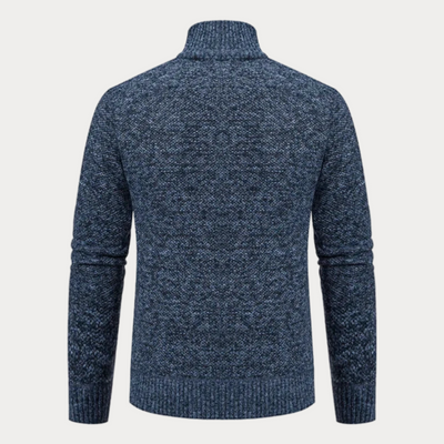 Herren Slim-Fit Strickjacke mit Seitentaschen