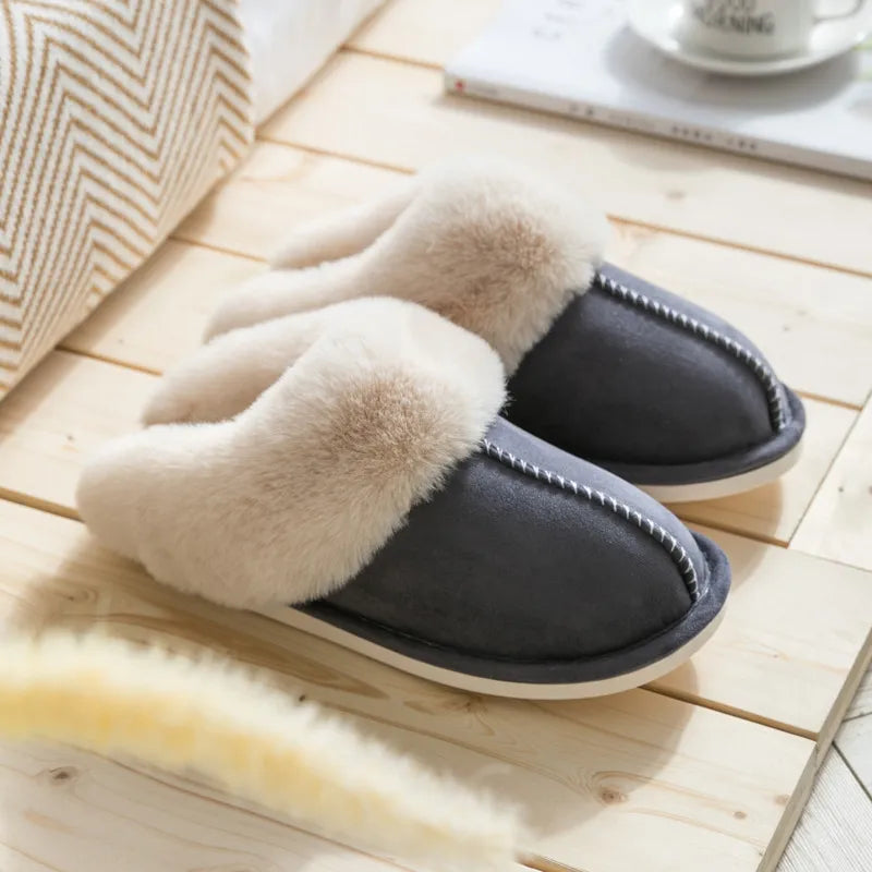 WARM GEFÜTTERTE PANTOFFELN