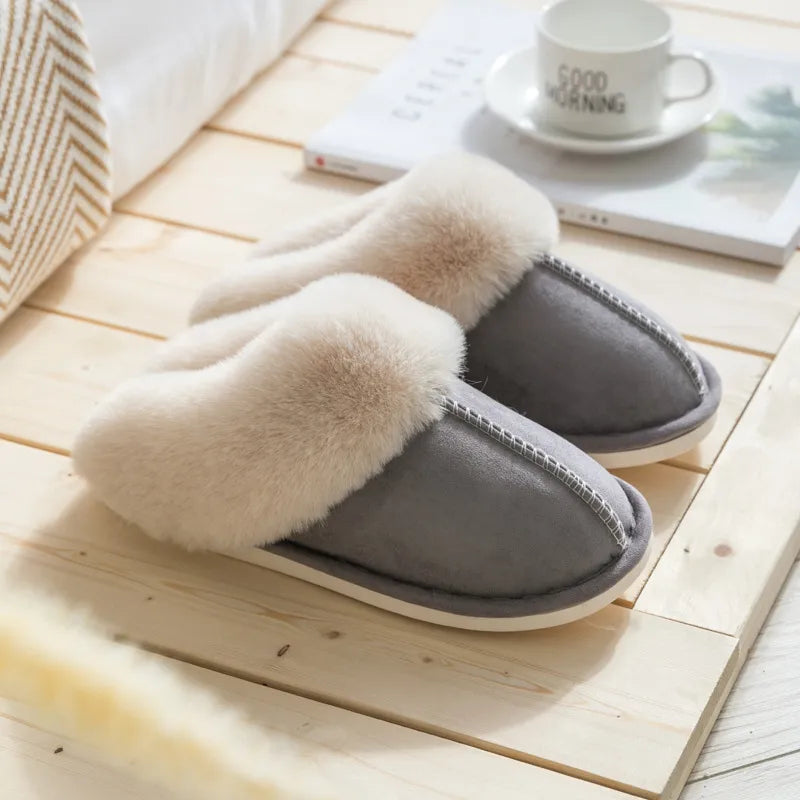 WARM GEFÜTTERTE PANTOFFELN