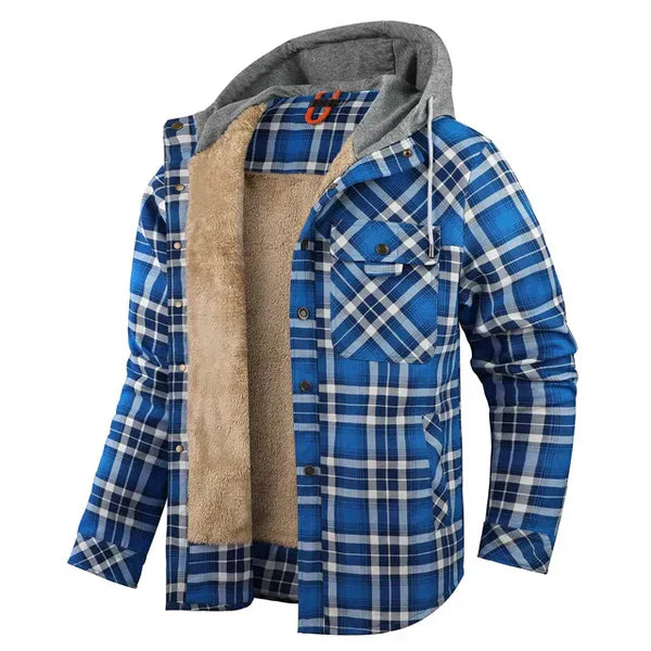 Efrem | Checked Warmth Layer Herrenjacke
