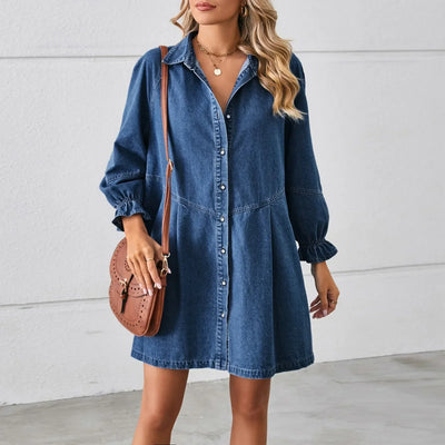 BELROSE DENIM MINIKLEID