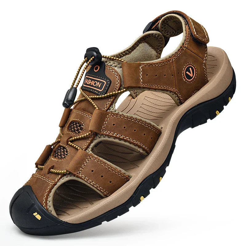 VITORIO - HERREN LEDERSANDALEN