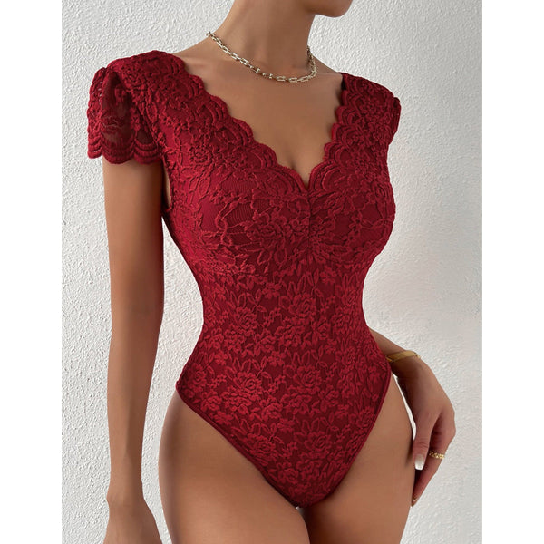 Renzel - sexy figurbetonter body mit spitze