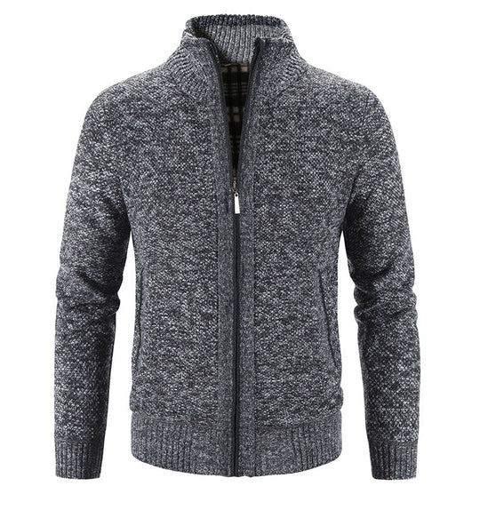 Ewald | Mühelos geschichtete Strickjacke für Herren