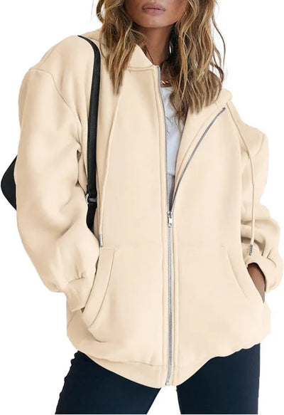 Valeria | Komfortabler und stilvoller Damen Zip-up Hoodie