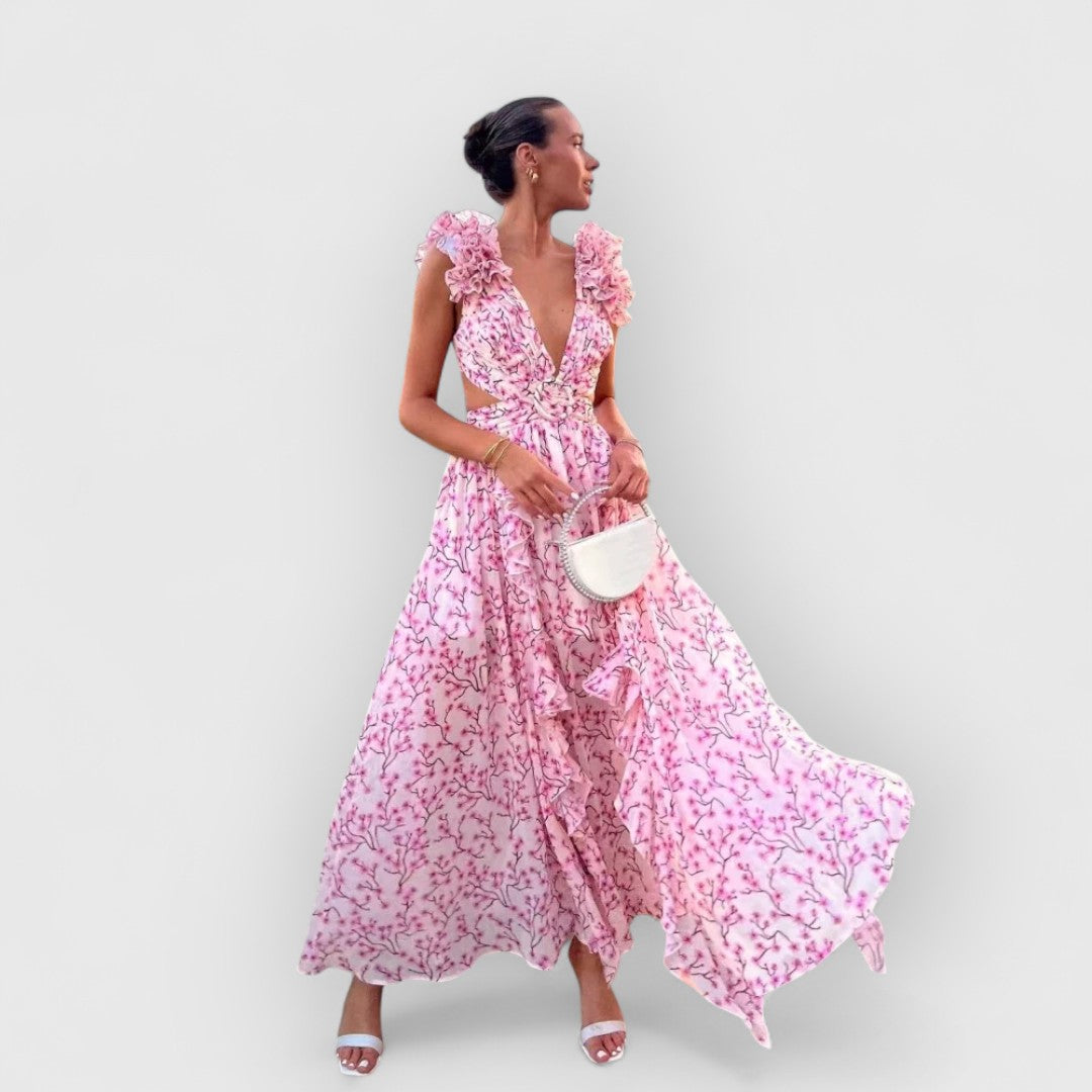 Fatima | Elegantes Rüschenkleid