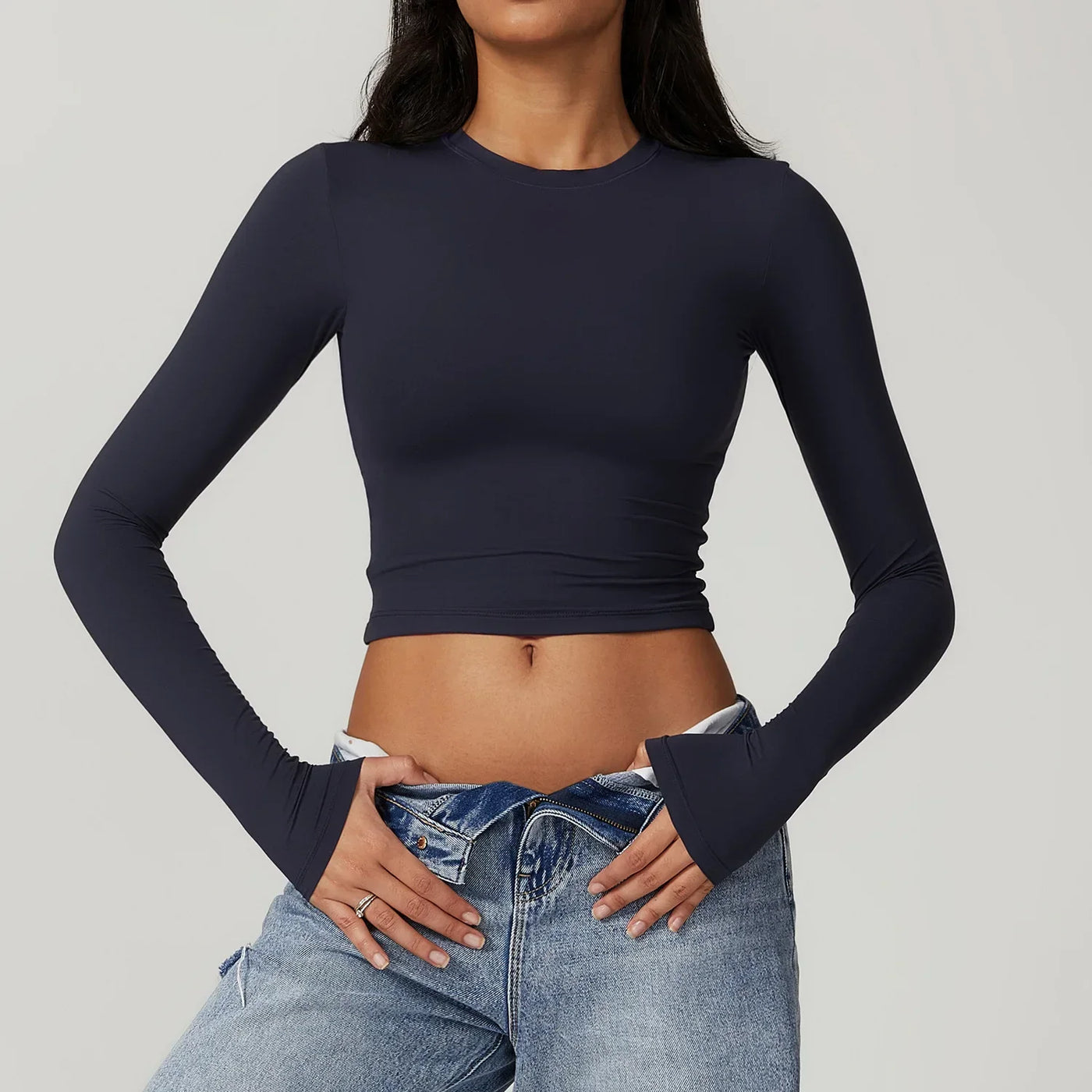 Sportliches Damen Crop-Top