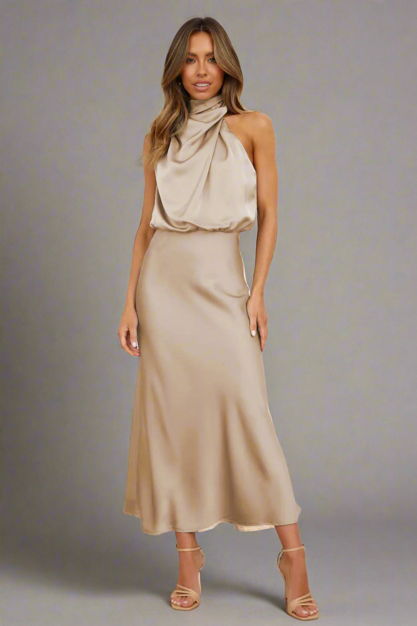 CHIARA™ | Satin-Kleid für elegante Anlässe