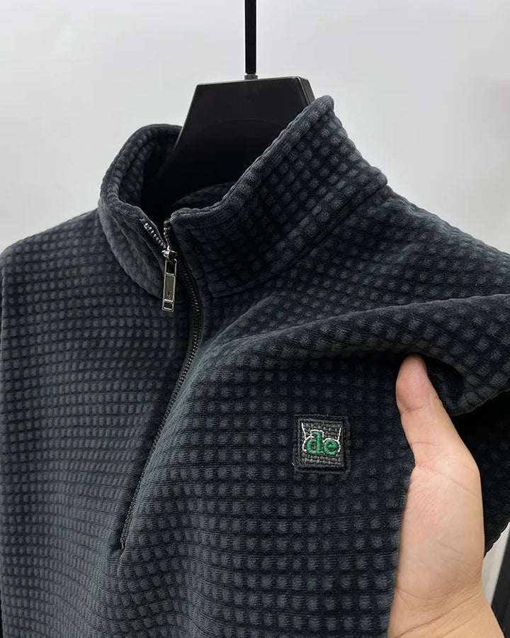 Sandro | Gemütlicher Eleganter Herren-Halbzip-Pullover