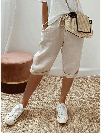 Cara | Zeitlos Leichte Eleganz Damen Leinenhosen