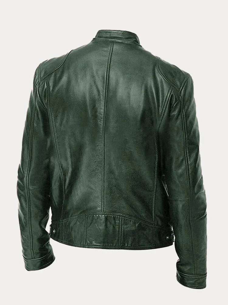 VITALI™ -  STILVOLLE LEDERLOOKJACKE
