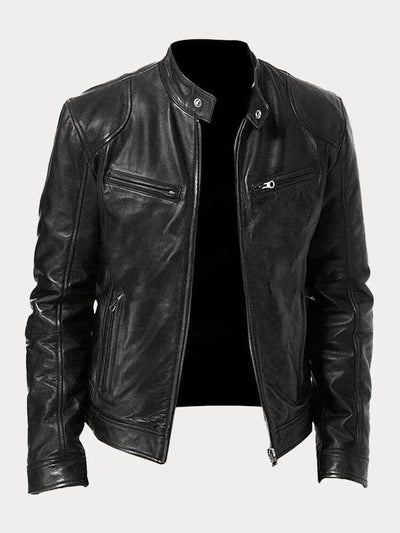 VITALI™ -  STILVOLLE LEDERLOOKJACKE