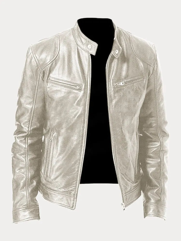 Rob | Stilvolle Lederjacke für lässige Looks