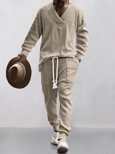 BEQUEME GERIPPTE SET