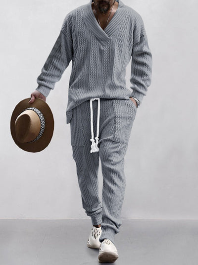 BEQUEME GERIPPTE SET