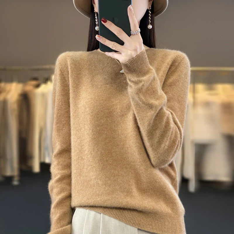 DEMI™ - DAMENPULLOVER AUS MERINOWOLLE UND KASCHMIR
