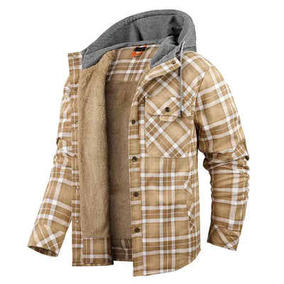 Efrem | Checked Warmth Layer Herrenjacke
