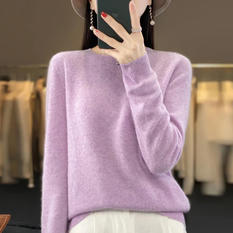 DEMI™ - DAMENPULLOVER AUS MERINOWOLLE UND KASCHMIR