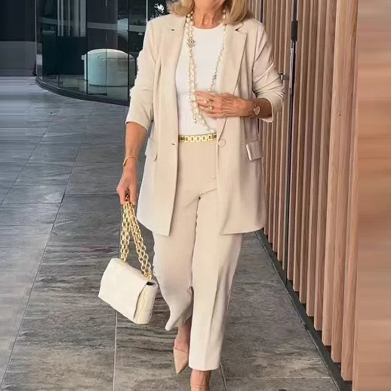 VIVIENNE™ – ELEGANTES BLAZER- UND HOSEN-SET