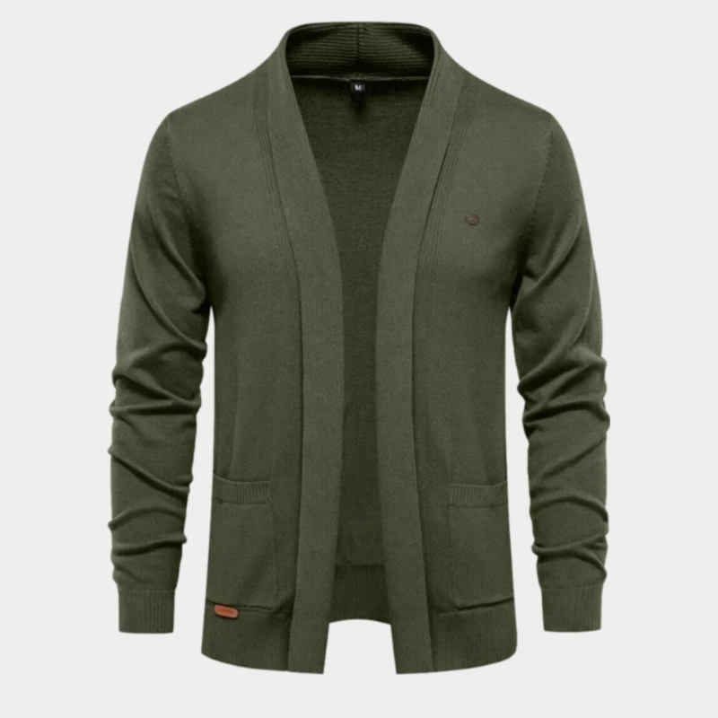 Strickjacke mit offener Vorderseite für Herren