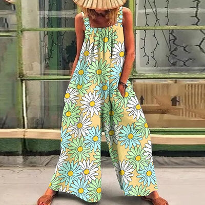Lyra - Boho Print Jumpsuit