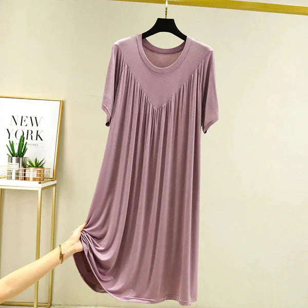 Gellaine – Klassisches, kurzärmliges, lockeres Kleid