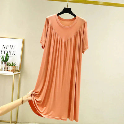 Gellaine – Klassisches, kurzärmliges, lockeres Kleid