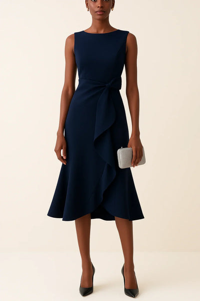 Sandra – Elegantes Abendkleid mit Schleifendetail